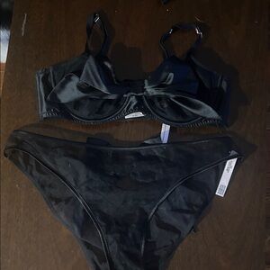 Black Bra and Panty Set